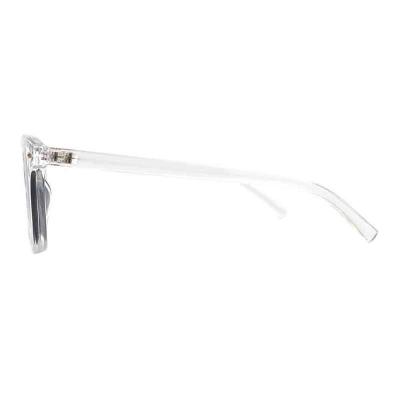 P10455 clear/crystal transparent wayfarer pc/tr90 sunglasses