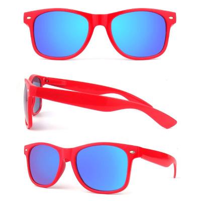 P10521 red wayfarer pc/tr90 sunglasses