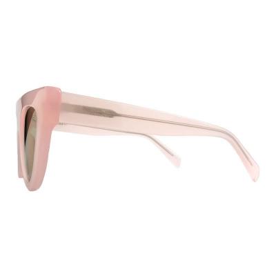 A10469 pink cat eye acetate sunglasses