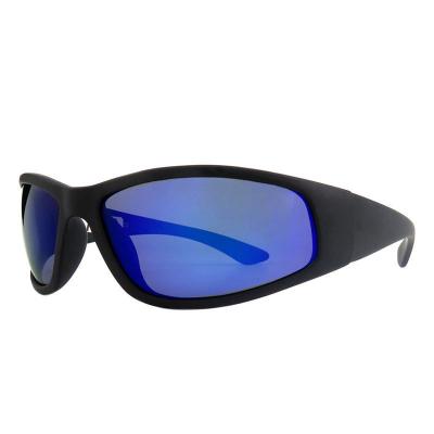 P0739 black shield pc/tr90 sunglasses