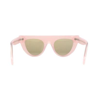 A10469 pink cat eye acetate sunglasses