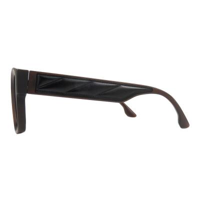 P10138 dark brown wayfarer pc/tr90 sunglasses