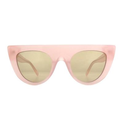 A10469 pink cat eye acetate sunglasses