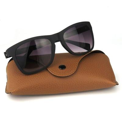 P10518 matte black wayfarer pc/tr90 sunglasses