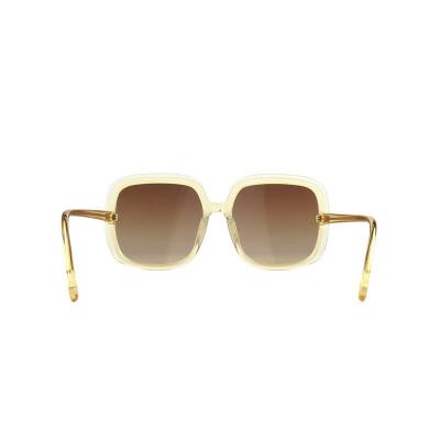 A10981 crystal square acetate sunglasses