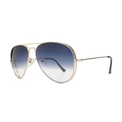 M10720 gold aviator metal sunglasses