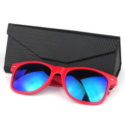 P10521 red wayfarer pc/tr90 sunglasses