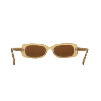 A10982 crystal geometric acetate sunglasses