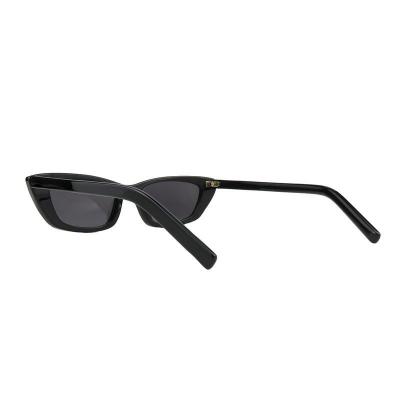 A10925 black cat eye acetate sunglasses