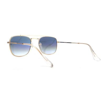 M10547 gold aviator metal sunglasses