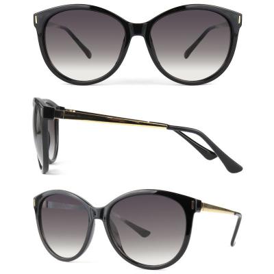P10558 tortoiseshell cat eye pc/tr90 sunglasses