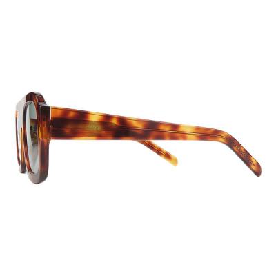 A11024 tortoise square acetate sunglasses