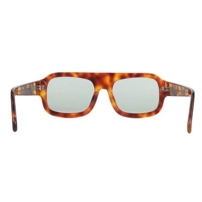 A11024 tortoise square acetate sunglasses