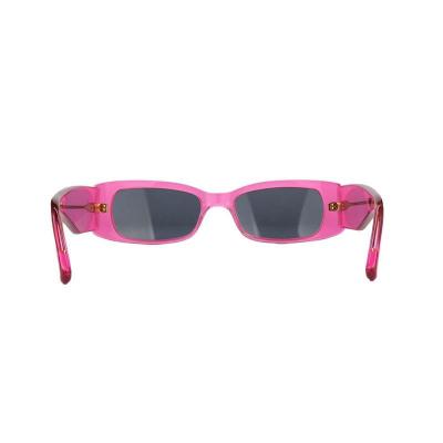 A10983 crystal pink square acetate sunglasses