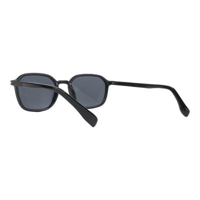H10444 black square mixed-material sunglasses