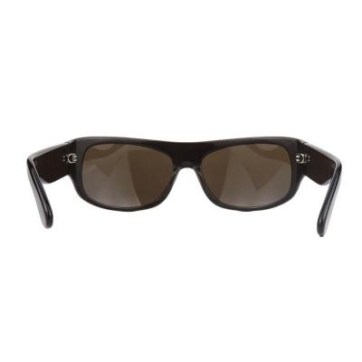 A11044 black shield acetate sunglasses