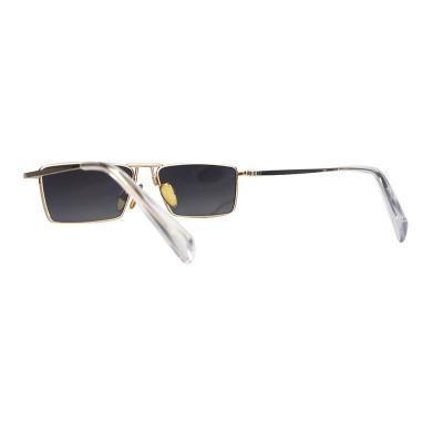 M10884 gold square metal sunglasses