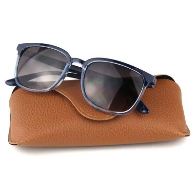 P10557 navy/black and translucent light blue (two-tone) wayfarer pc/tr90 sunglasses