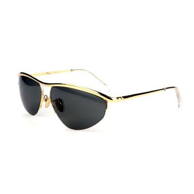 M10878 gold cat eye metal sunglasses