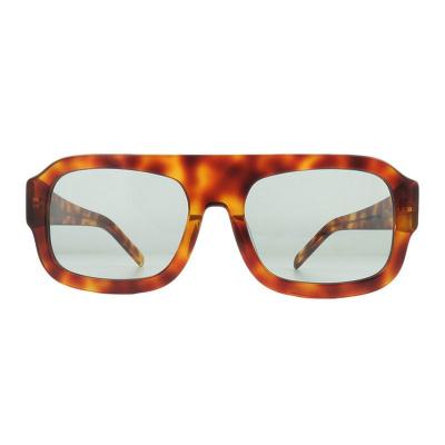 A11024 tortoise square acetate sunglasses