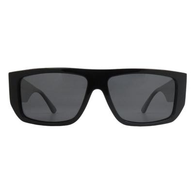 A11041 black square acetate sunglasses