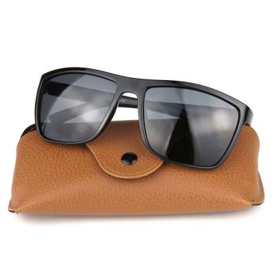 P10553 black square pc/tr90 sunglasses