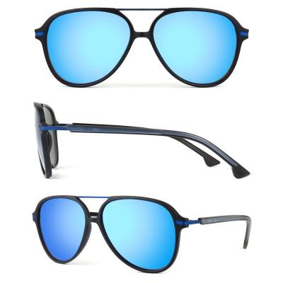 P10556 black geometric pc/tr90 sunglasses