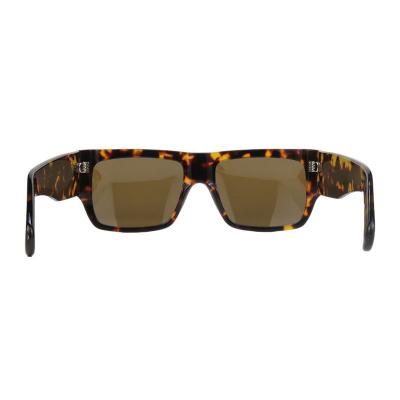 A11046 tortoise square acetate sunglasses