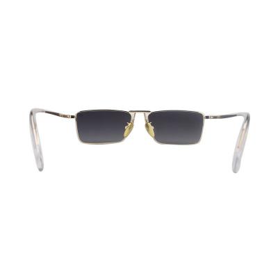 M10884 gold square metal sunglasses