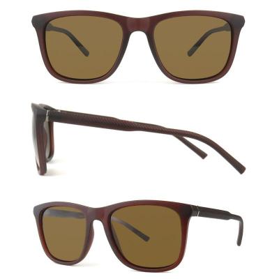 P10552 matte black wayfarer pc/tr90 sunglasses