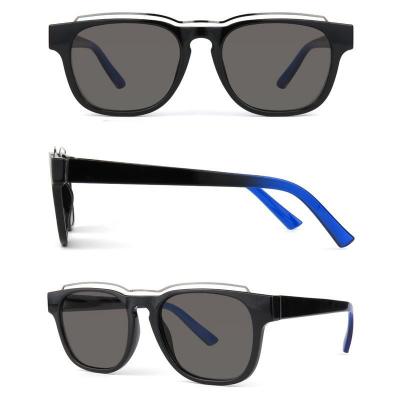 P10550 black wayfarer pc/tr90 sunglasses