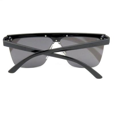 P10554 black square pc/tr90 sunglasses