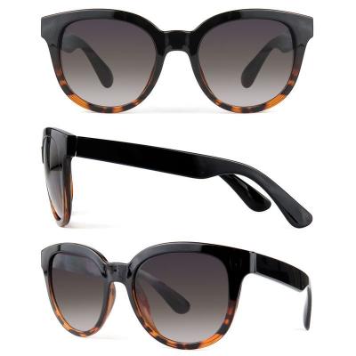 P10559 dark tortoiseshell cat eye pc/tr90 sunglasses