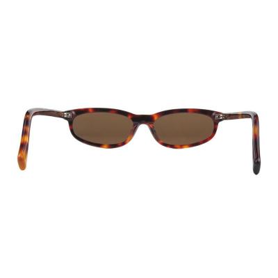 A11029 tortoise oval acetate sunglasses