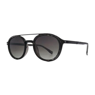 H10440 black/white marbled aviator mixed-material sunglasses