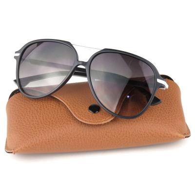 P10556 black geometric pc/tr90 sunglasses