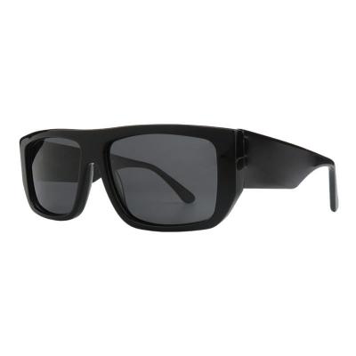 A11041 black square acetate sunglasses