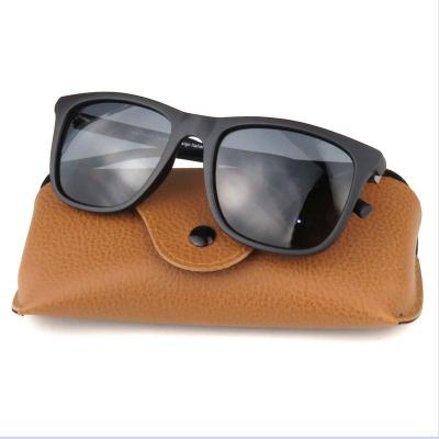 P10552 matte black wayfarer pc/tr90 sunglasses