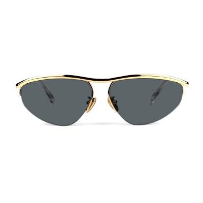 M10878 gold cat eye metal sunglasses