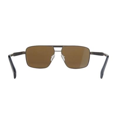 H10447 black / gunmetal aviator mixed-material sunglasses
