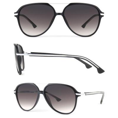 P10556 black geometric pc/tr90 sunglasses