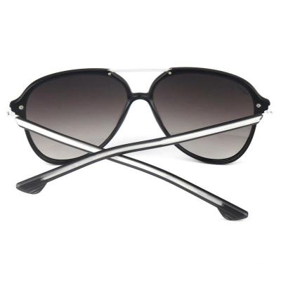 P10556 black geometric pc/tr90 sunglasses