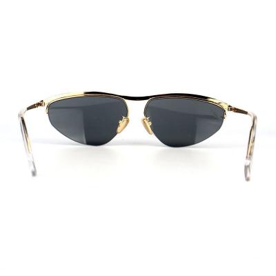 M10878 gold cat eye metal sunglasses