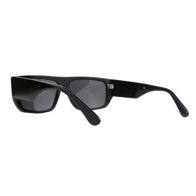 A11041 black square acetate sunglasses