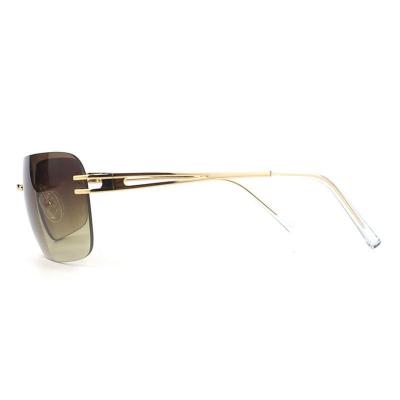 M10910 gold square metal sunglasses