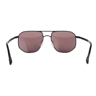 M10897 black aviator metal sunglasses