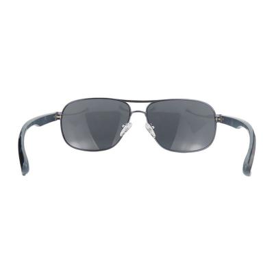 H10458 black aviator mixed-material sunglasses