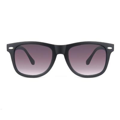 P10590 black wayfarer pc/tr90 sunglasses