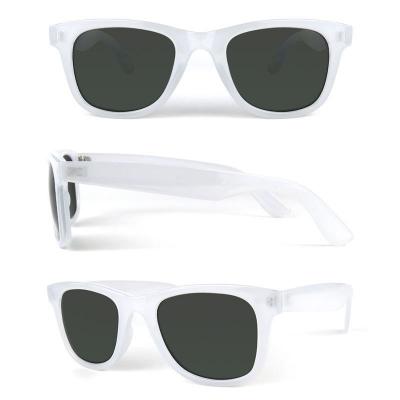 P10582 white wayfarer pc/tr90 sunglasses