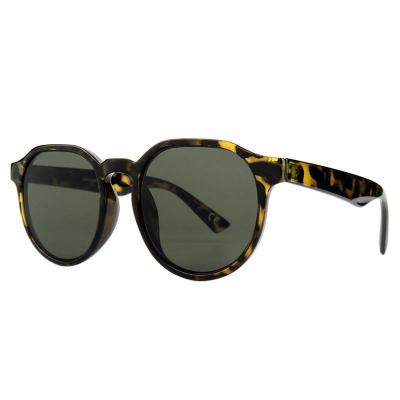 P10579 tortoiseshell round pc/tr90 sunglasses